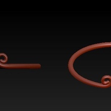 wukong arco cabelo anel 3d print model - Mito3D