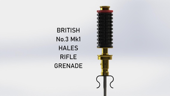 ww1 british hales rifle grenade Various english infantry trench dummy prop re-enactment cosplay display airsoft steampunk 3d print model - Mito3D
