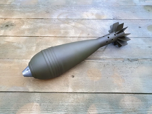 ww2 80mm german mortar 8cm artillery shell 3d print model - Mito3D