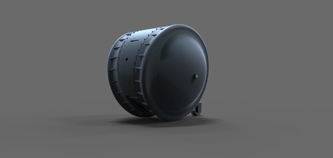 ww2 palla serbatoio wehrmacht rc sferica armatura armato forze modello fabbricazione 3d print model - Mito3D