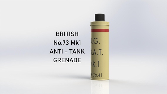 ww2 britisch no73 anti tank Granate 3d print model - Mito3D