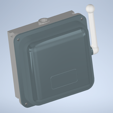 ww2 bunker fuse switch 3d print model - Mito3D