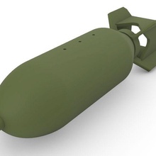 ww2 Koreanisch Krieg 1 72 Flugzeug Bombe Spiel planen Rahmen Modelle 3d print model - Mito3D