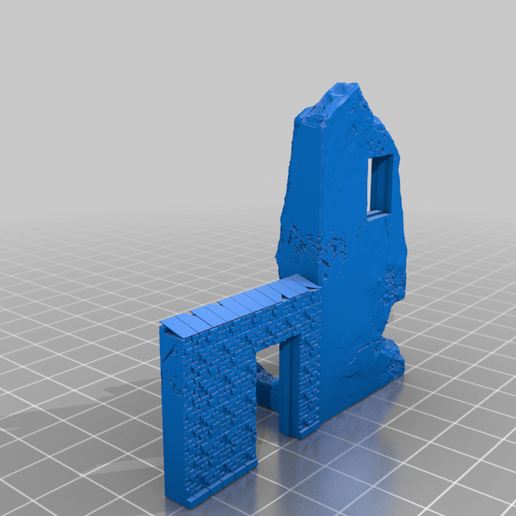 ww2 diorama house 3d_printing 3D print model - Mito3D