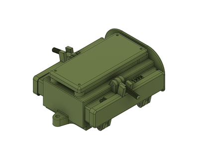 ww2 alemán fortaleza teléfono unión caja búnker artillero 47 pak 3d print model - Mito3D