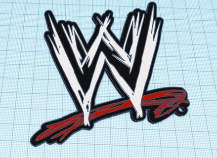 wwe keychain moldable size fight free 3d print model - Mito3D