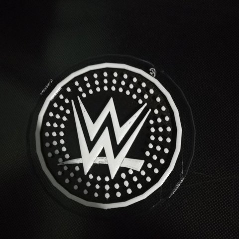 wwe logo coaster home household soda can pop holder glasses drink coffee table 3d 3D print model - Mito3D