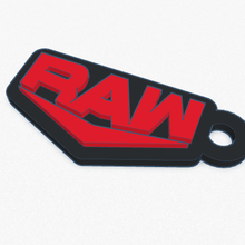 wwe raw keychain key rings nxt wrestling smackdown warriors 3d print model - Mito3D