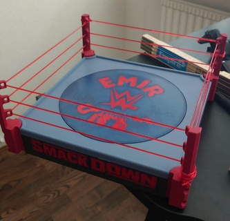 wwe ring Game smackdown 3d print model - Mito3D
