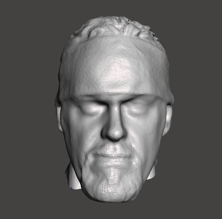 wwe wwf ljn estilo americano malo culo enterrador cabeza esculpir lucha figura juguete escultura 3d print model - Mito3D
