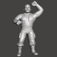 wwe wwf ljn stile boscaiolo butch figura wrestling giocattolo Bushwhackers scultura 3d print model - Mito3D