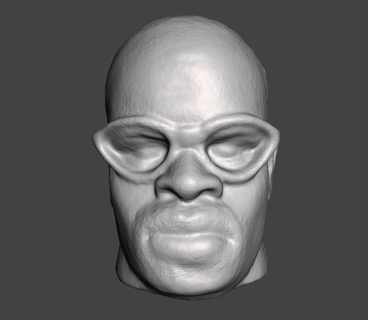 wwe wwf ljn estilo d 39 Dudley personalizadas cabeça esculpir luta livre figura brinquedo escultura 3d print model - Mito3D