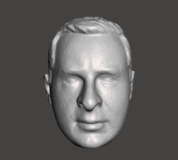 wwe wwf ljn style dave hebner referee custom head sculpt wrestling figure toy sculpture 3d print model - Mito3D