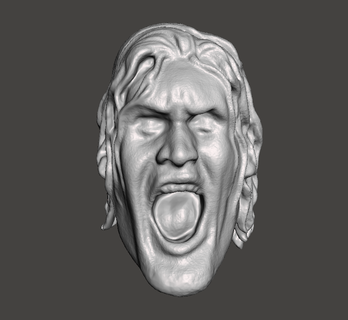 wwe wwf ljn style great khali head sculpt wrestling figure toy sculpture 3d print model - Mito3D