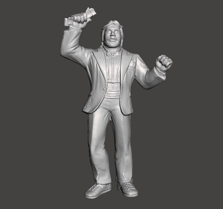 wwe wwf ljn style million dollar man ted dibiase figure wrestling toy sculpture 3D print model - Mito3D