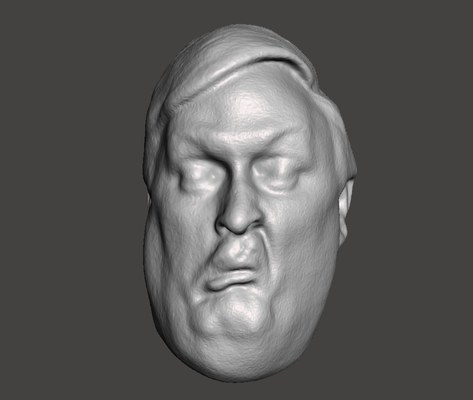 wwe wwf ljn style paul bearer custom head sculpt wrestling figure toy sculpture 3d print model - Mito3D