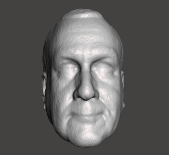 wwe wwf ljn estilo ref conde Hebner personalizadas cabeça esculpir luta livre figura brinquedo escultura 3d print model - Mito3D