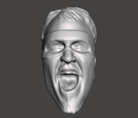 wwe wwf ljn style repo man custom head sculpt wrestling figure toy sculpture 3d print model - Mito3D