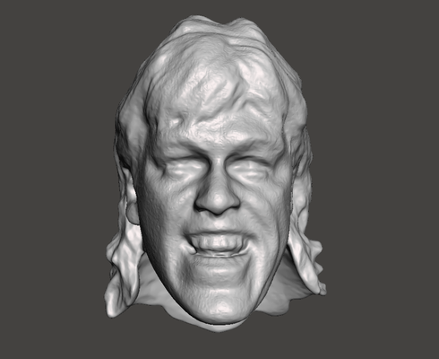 wwe wwf ljn estilo rick martel personalizadas cabeça esculpir luta livre figura brinquedo escultura 3d print model - Mito3D