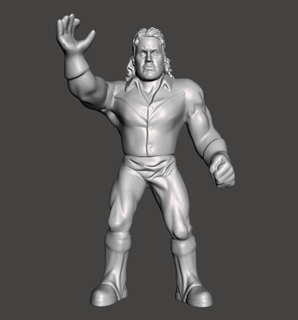 wwe wwf ljn estilo enterrador figura lucha juguete escultura 3d print model - Mito3D