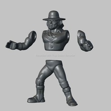 wwf-wwe costum undertaker hasbro sale art wrestling 3d print model - Mito3D