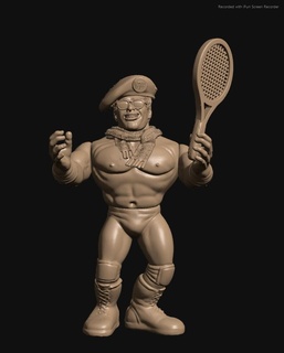wwf rick model martel figur promo prize wrestling 3d print model - Mito3D