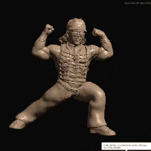 wwf schawn michaels hbk posa 2x stile arte wrestling 3d print model - Mito3D
