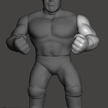 wwf wwe aew ecw wcw Arte 3d print model - Mito3D