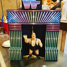 wwf wwe aew ecw wcw Arte 3d print model - Mito3D