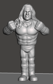 wwf wwe aew ecw wcw retro 3d print model - Mito3D