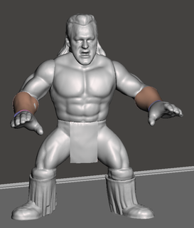 wwf wwe aew ecw wcw retro 3d print model - Mito3D