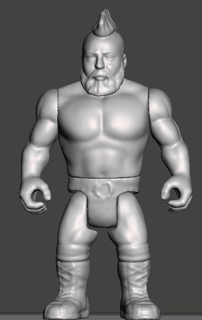 wwf wwe nouveau ecw wcw rétro 3d print model - Mito3D