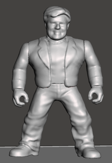 wwf wwe aew ecw wcw retro 3d print model - Mito3D