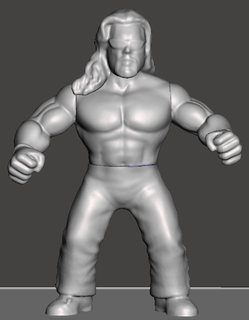 wwf wwe yeniden ECW wcw retro 3d print model - Mito3D