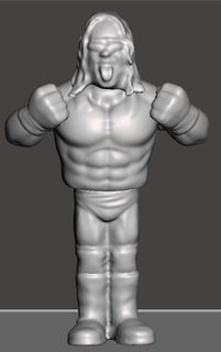 wwf wwe yeniden ECW wcw retro 3d print model - Mito3D