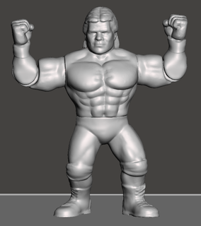 wwf wwe yeniden ECW wcw retro 3d print model - Mito3D