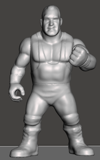 Fun WWE Pro Wrestling Figurine - Earthquake 3D model 3D printable