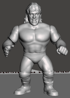 wwf wwe yeniden ECW wcw retro Sanat 3d print model - Mito3D