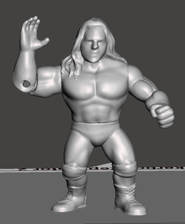 wwf wwe nouveau ecw wcw rétro 3d print model - Mito3D