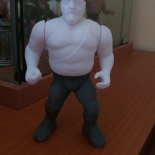 wwf wwe big wrestling hulk hogan presing 3d print model - Mito3D