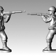 la seconda guerra mondiale americano del corpo p4 gioco 3d print model - Mito3D