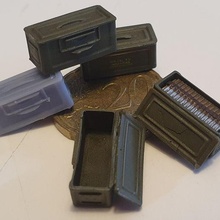 wwii ammo box - 1 32 ammunition case 3d print model - Mito3D