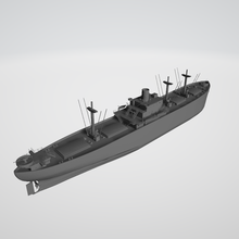 Seconde Guerre mondiale cargaison navire 3d print model - Mito3D