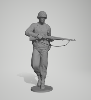 Guerra Mundial gi 1 35 juego ww militar soldado 3d print model - Mito3D
