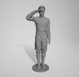 Guerra Mundial ss 1 35 ww militar soldado 3d print model - Mito3D