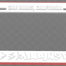 wyld stallyns de la regla san dimas, california placa licencia del proyecto ley marco ted art señales logotipos bill y 3d print model - Mito3D