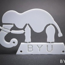 wyrd elefante conforme meccanismo vari di ingegneria flessibile 3d print model - Mito3D