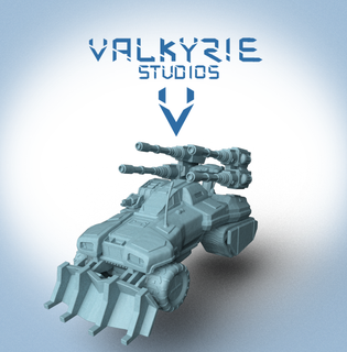 wyverine support vehicle war hammer 42k imperial guard heavy weapon mortar terrain military medpack unsg halo wolverine wyvern hydra anti air 3d print model - Mito3D