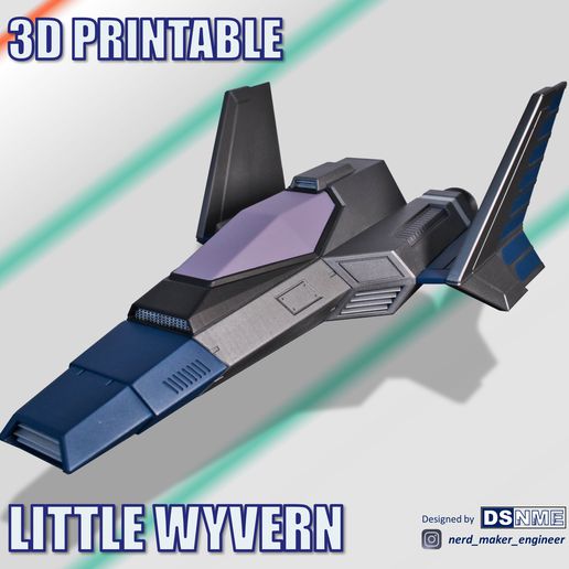 Wyvern 3D print model - Mito3D