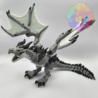 wyvern - flexi articulated dragon print place supports flexible moving jointed print-in-place fantasy poseable wyrm animal cool creature toy 3d print model - Mito3D